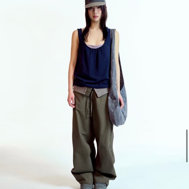 새제품)코이세이오 FLOW FOLD PANTS KHAKI