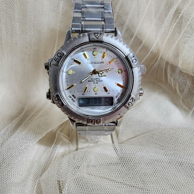 빈티지 콘도르 다이버 아나디지  메탈 손목시계