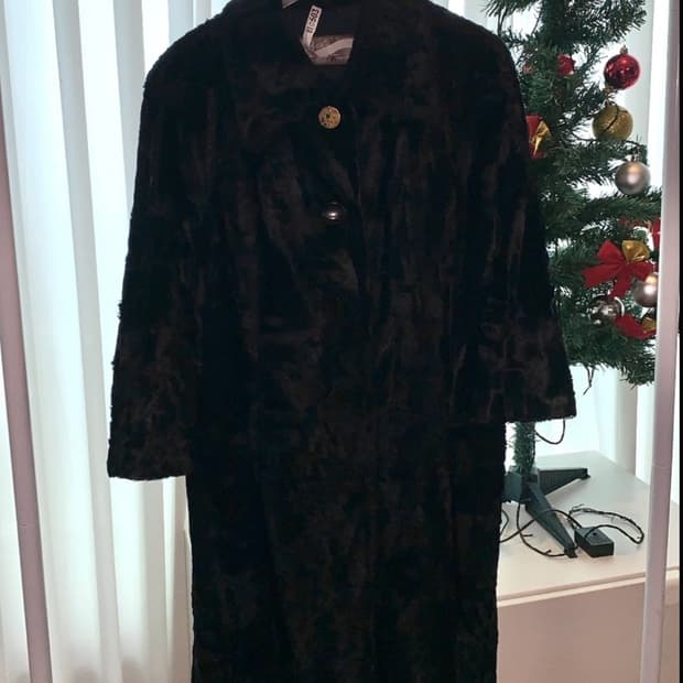 빈티지 검정코트