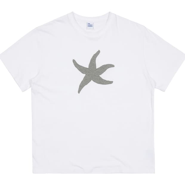 더콜디스트모먼트 TCM vintage starfish T (white)