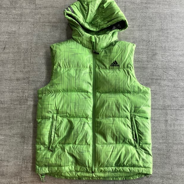 Adidas 아디다스 올드스쿨아메카지 스트릿 후드패딩베스트