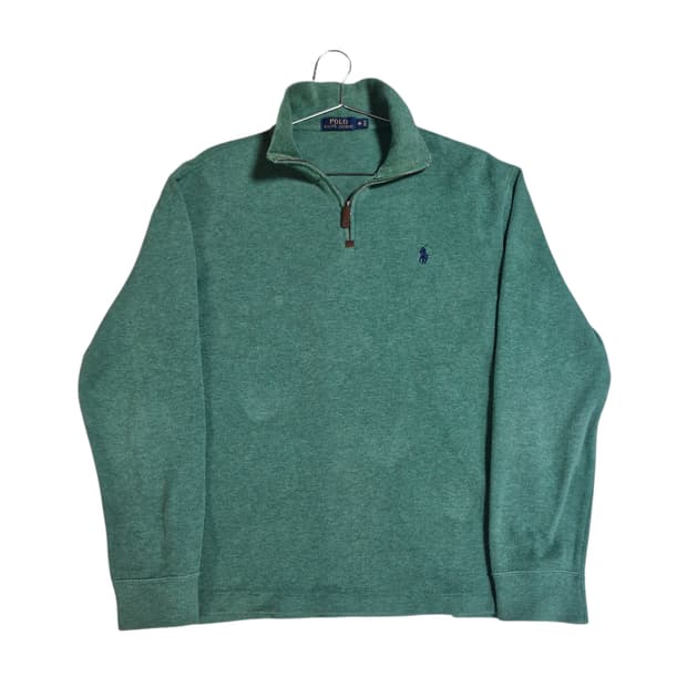 폴로 랄프로렌 하프집업 그린 M