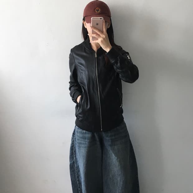 빈티지 양가죽 자켓