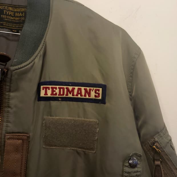 테드맨 밀리터리 스트릿 항공 점퍼/ M(90~95)