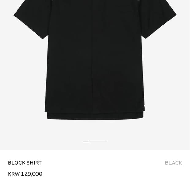 산산기어 BLOCK SHIRT
