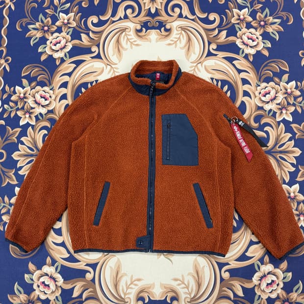 (XL)알파 인더스트리 Alpha industries 플리스 자켓