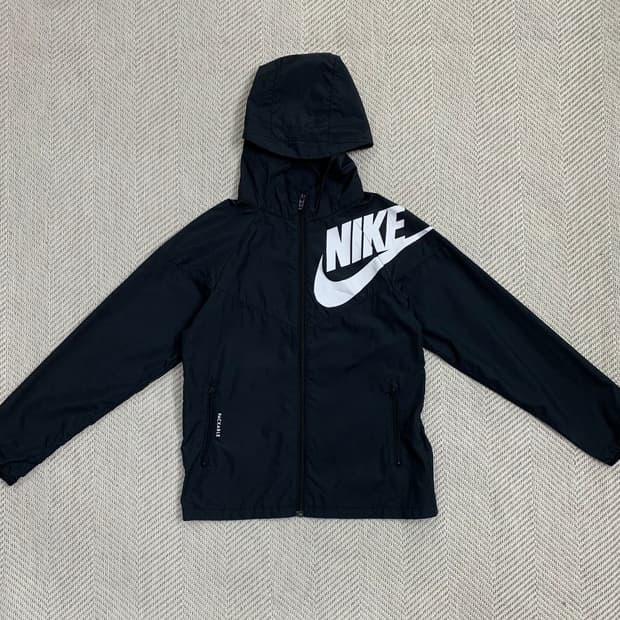 나이키 키즈 바람막이 블랙 70
