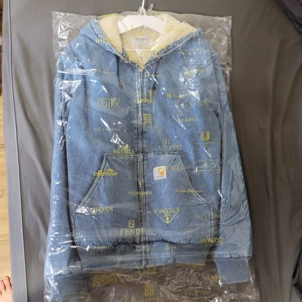 칼하트 액티브 쉐르파 데님 후드 자켓