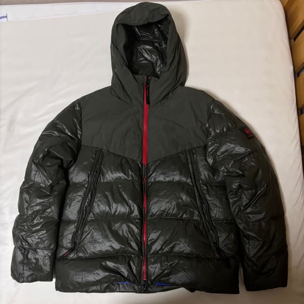 애플라인드 카키 2way 패딩