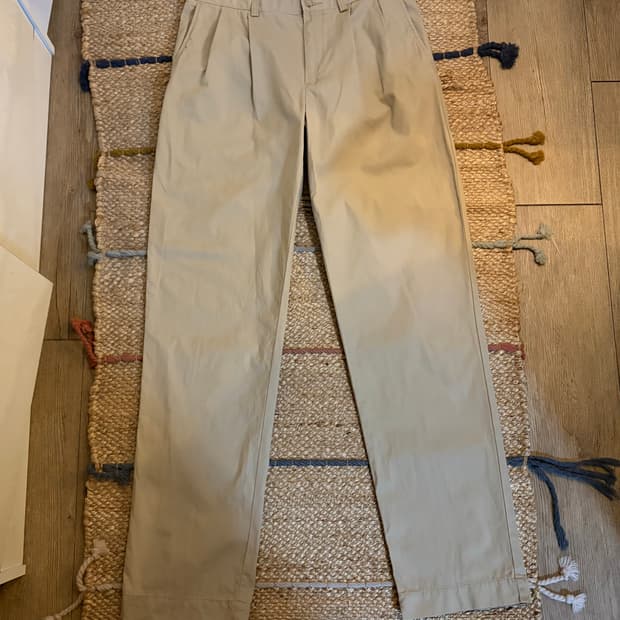 폴로 랄프로렌 리버스 플리츠 프로스펙트 치노 팬츠 31/34 베이지