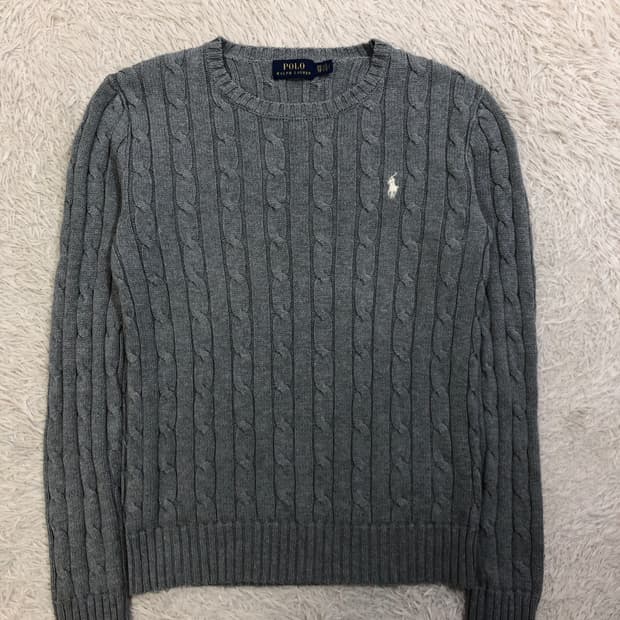 폴로 랄프 로렌 꽈배기 니트/#2483