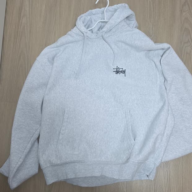 스투시 애쉬헤더 후드티 XL