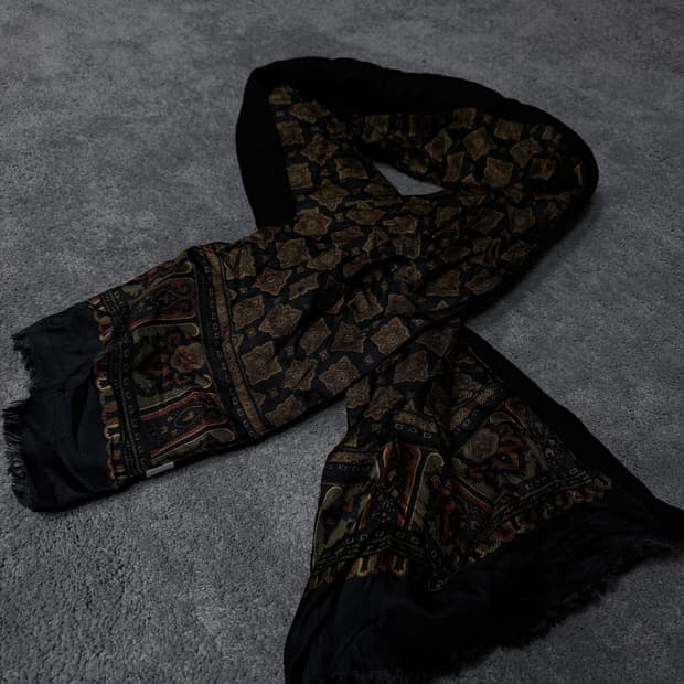 Vintage enthic goth scarf 