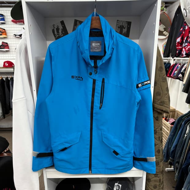 (L) EXR 하늘색 바람막이 자켓