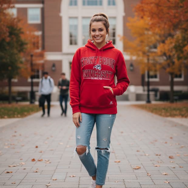 Russell Athletic Stony Brook 후드티 S - 최종가