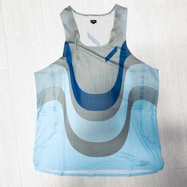 M Race Vest Blue/Grey/Light Blue