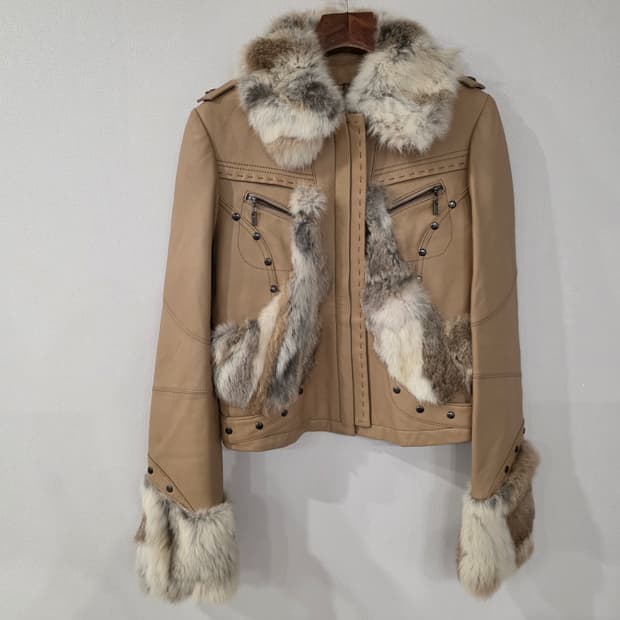 Ezili 에질리 폭스털 양가죽 자켓 44~55사이즈