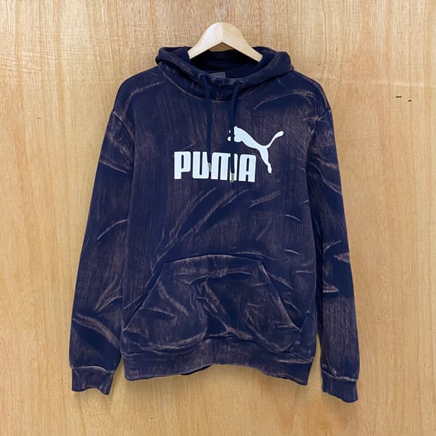 PUMA bleach washed hood t-shirts 디지털 프린팅