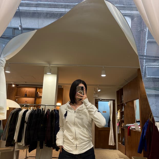 폴로 빅포니 후드집업 S