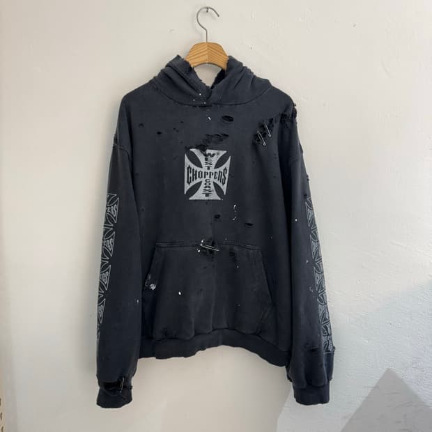 빈티지 커스텀 후드티