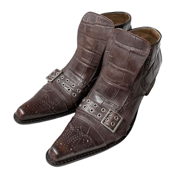 토네이도 마트 벨티드 레더 슈즈