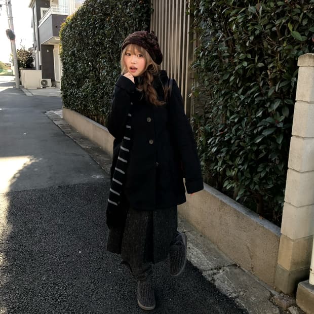 버버리 후드집업 무채색 니혼진 코디세트