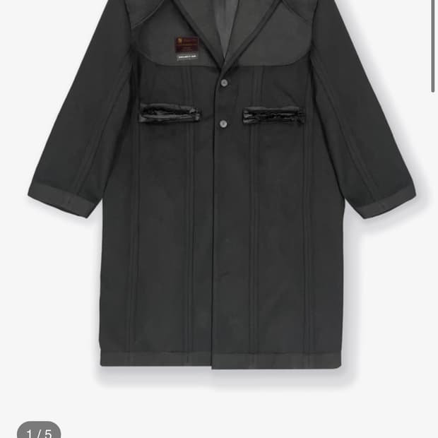 (유일매물) 프로젝트gr X-RAY 오버사이즈 코트 1사이즈