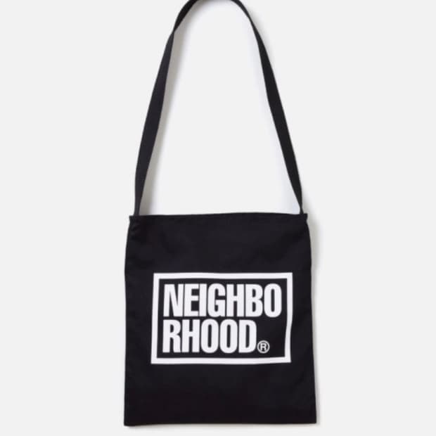 24FW 네이버후드 로고 토트백