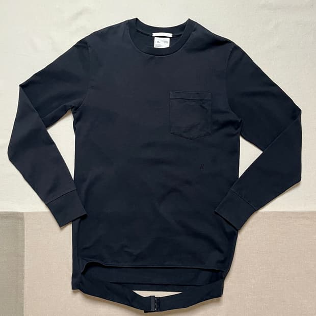 헬무트랭 본디지 스트랩 롱슬리브 티셔츠 helmut lang