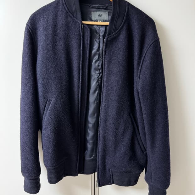 H&M 네이비 블루종 자켓