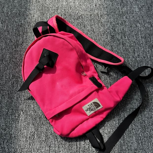 노스페이스 핑크 슬링백