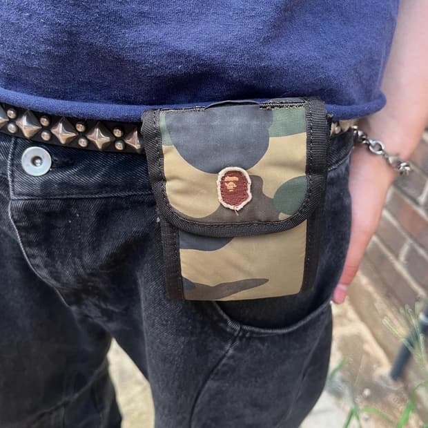 a bathing ape camo case
