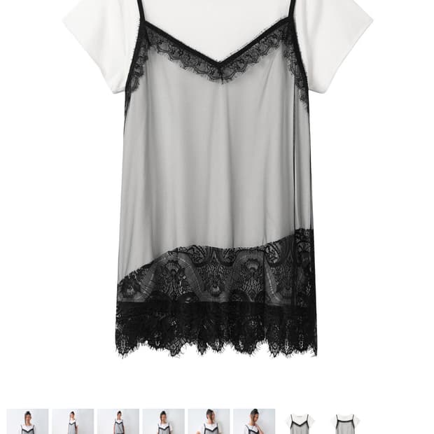 thevinylhouse LACE LAYERED ONE-PIECE