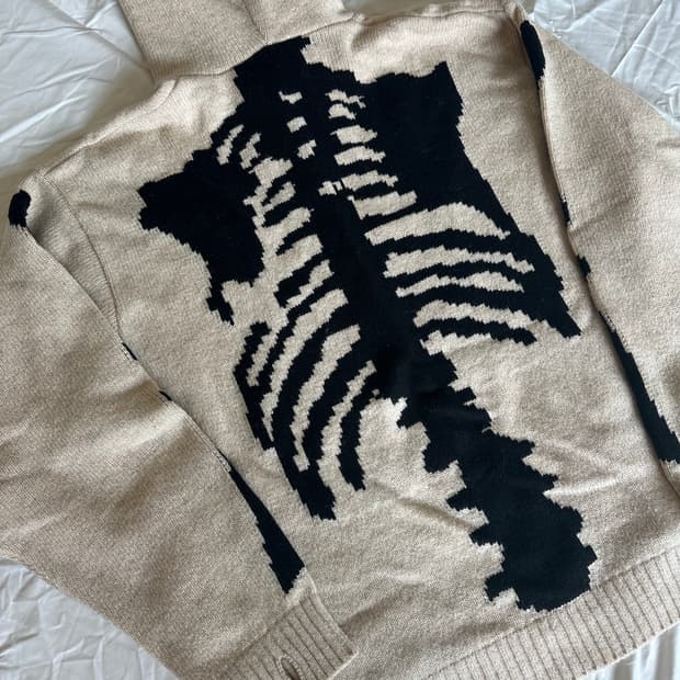 [3] 캐피탈 본 니트 후드