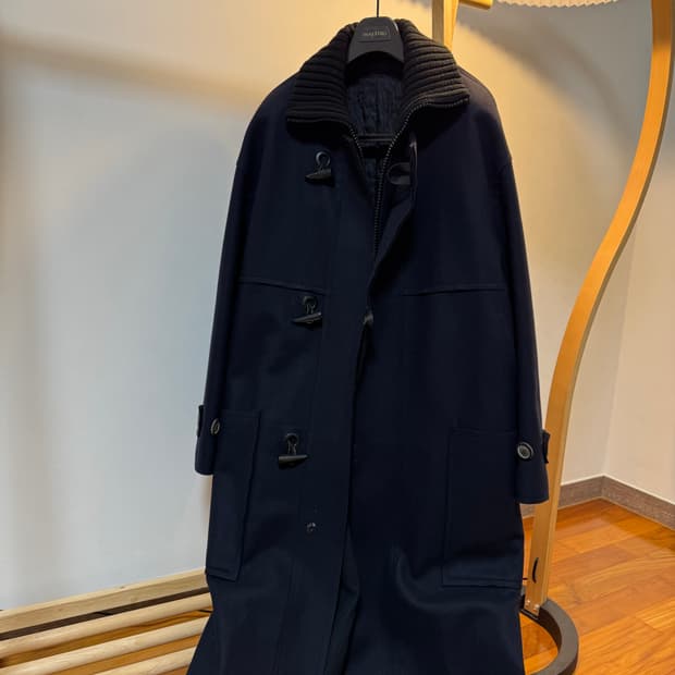 솔리드옴므 네이비 토글코트 46size