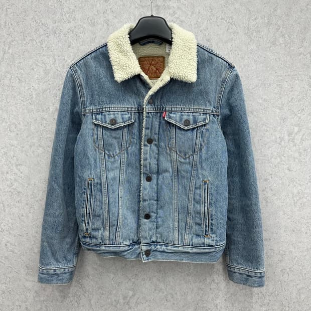 90 리바이스 남자 쉐르파 데님 청자켓