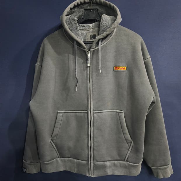 코닥 그레이컬러 남성 세미오버핏 105 후드집업 
