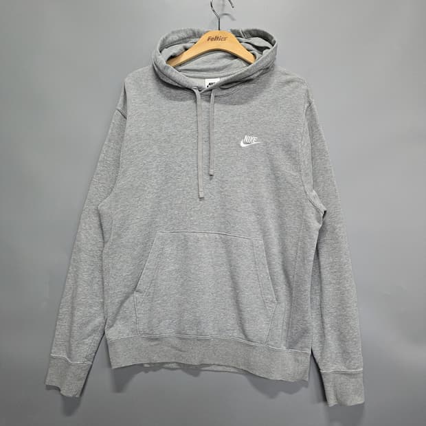 나이키(NIKE) 스몰로고 후드티 그레이 95