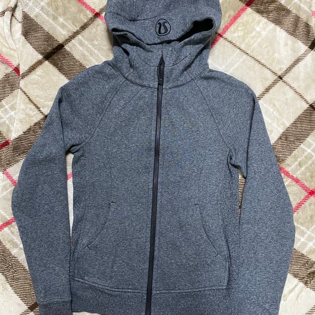 룰루레몬 여성 후드 집업 자켓 그레이 55