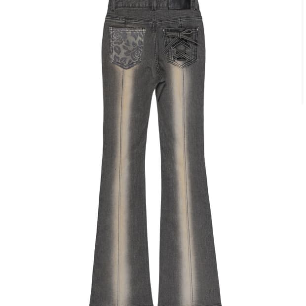 달링유어배드 하이라이트 부츠컷 데님 더스트 