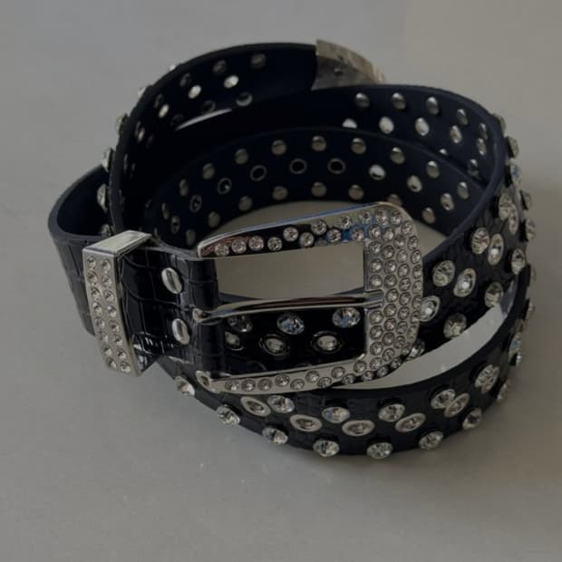 쥬얼드 (jeweled) 스터드벨트