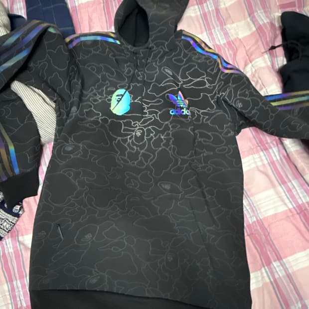 아디다스 베이프 후드티