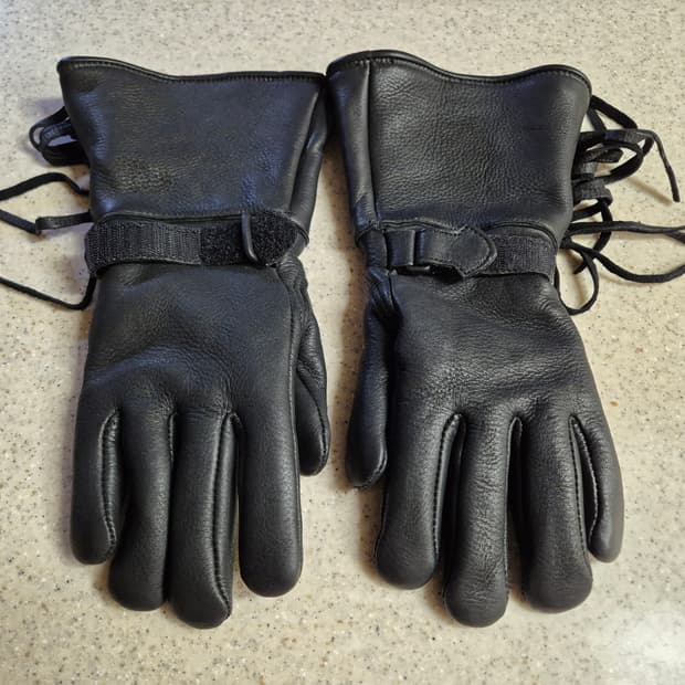 미국 쳐칠 디어스킨 사슴가죽 장갑