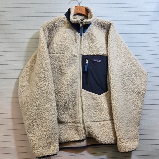 파타고니아 레트로 파일 플리스 자켓 아이보리