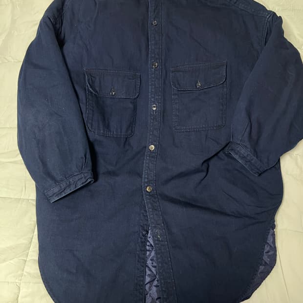 캐피탈 립 스톱 슬래피 셔츠 코트 1사이즈
