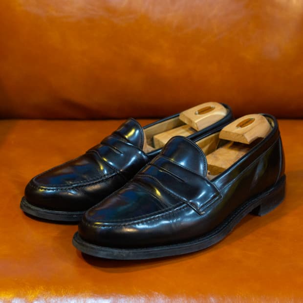 로크 이튼 페니 로퍼 블랙