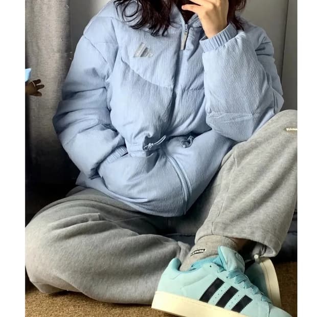 아디다스 덕다운 패딩 s사이즈