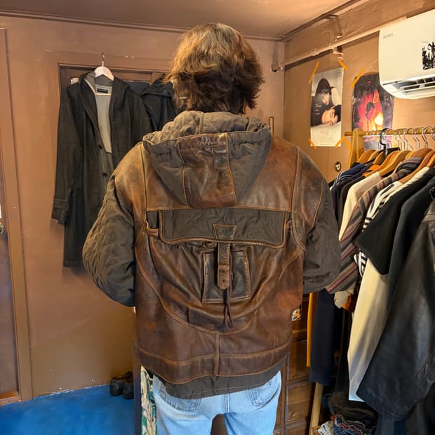 WILD CATS BACKPACK LEATHER JACKET