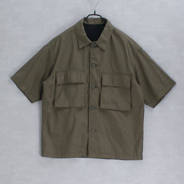 GU _ Military oversize shirt