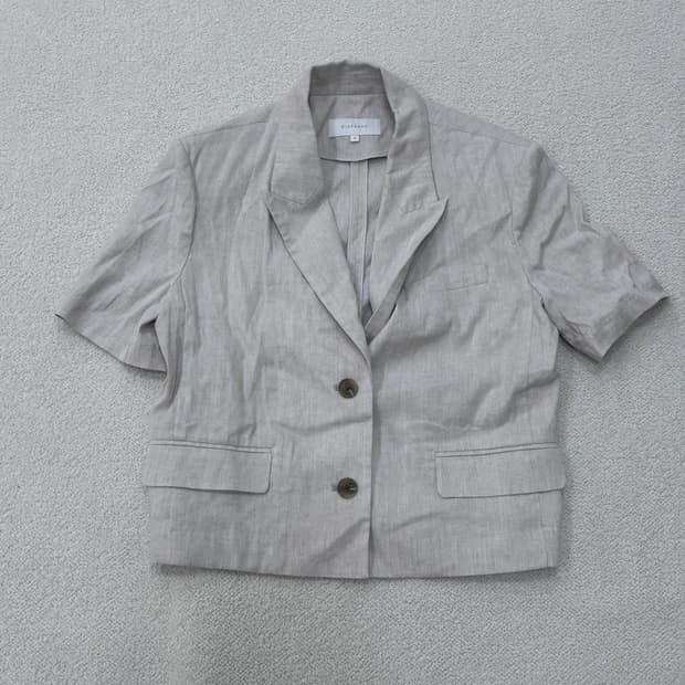 M 지오다노 여성 린넨 반팔 자켓 0311E